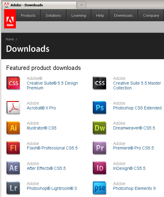 Adobe creative suite 5 master collection.full
